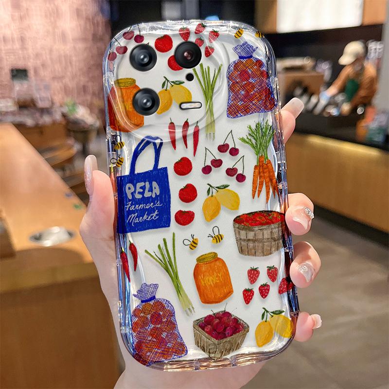 

Fresh Vegetables Case for Xiaomi Mi 15T 15 14T 14 Ultra 13 Lite POCO X7 X6 X5 X3 NFC F8 Ultra F6 F5 M6 Pro Plus 5G 4G Soft Cover POCO C85 4G