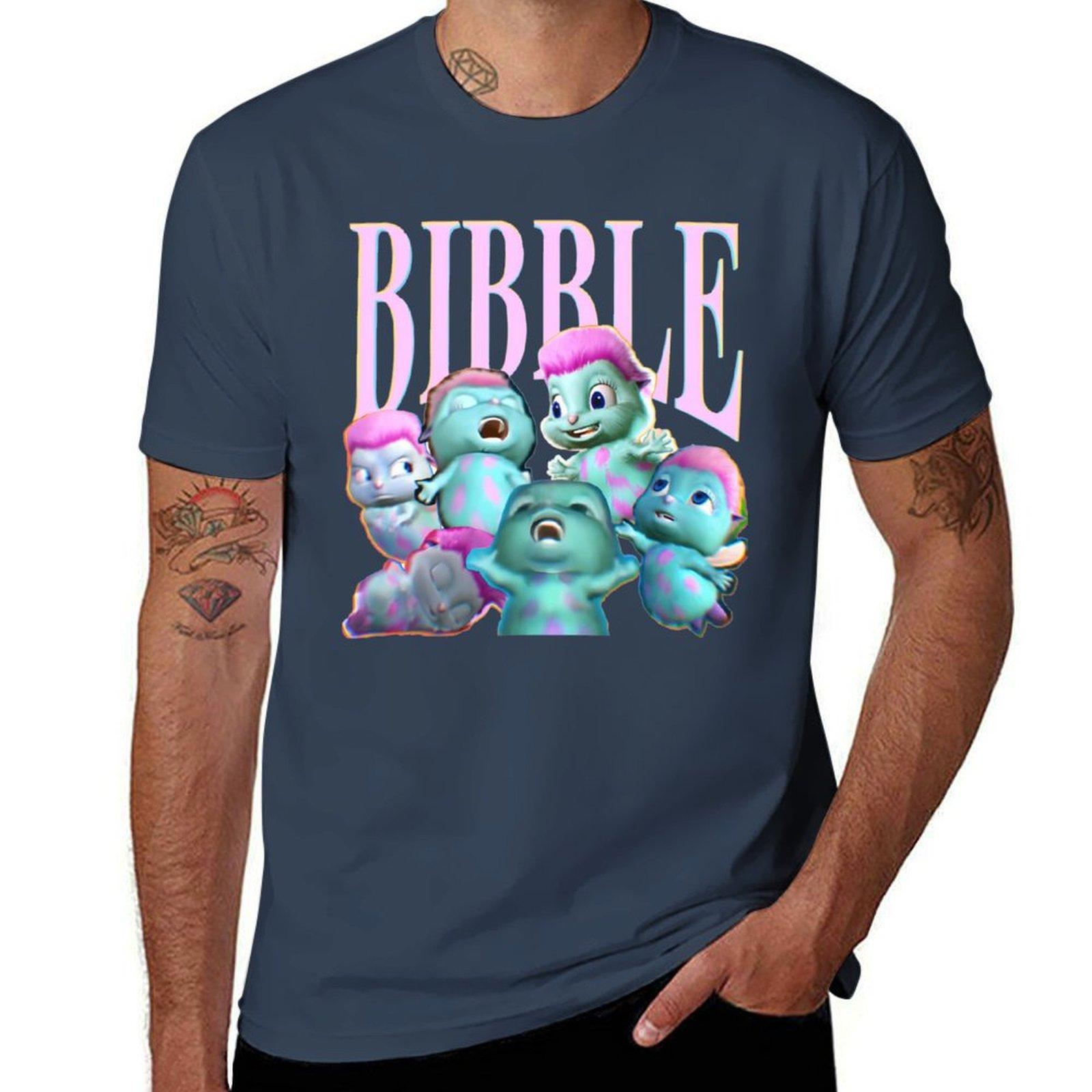 Bibble Collage Tshirt Sports Basic Short Sleeve Tshirt S
