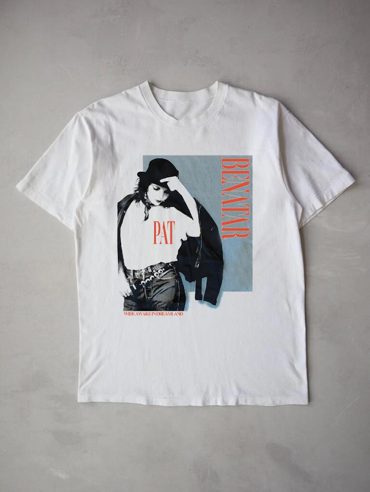 Винтажная футболка Пэт Бенатар Wide Awake In Dream Land Унисекс Концертная S до 5XL SG602 Унисекс Футболка XXXXL