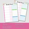 Simple Weekly Planner: Spiral-Bound Sticky Note Pad for Daily Planning