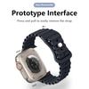 PC Firm Cover+Strap for Apple Watch Band 44 46 45mm 41/40mm Glass+Case Silicone Bracelet Correa IWatch Series 10 9 8 7 SE 6 5 4