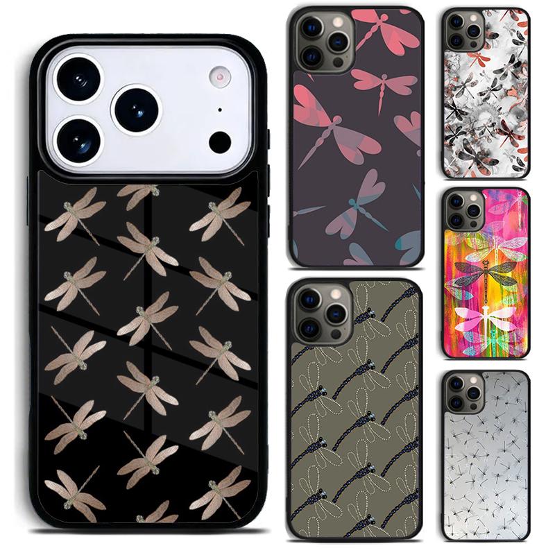 Dragonfly Phone Case For iPhone 17 16 15 14 13 12 11 Pro Max Plus 17Air Soft Silicone Cover
