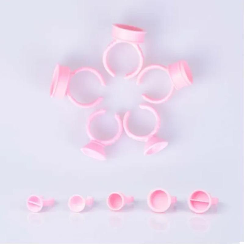 100 Pcs/set Disposable Mini Tattoo Ink Cup For Tattoo Supplies Accessorie Eyelash Grafting Glue Cup Makeup Tools