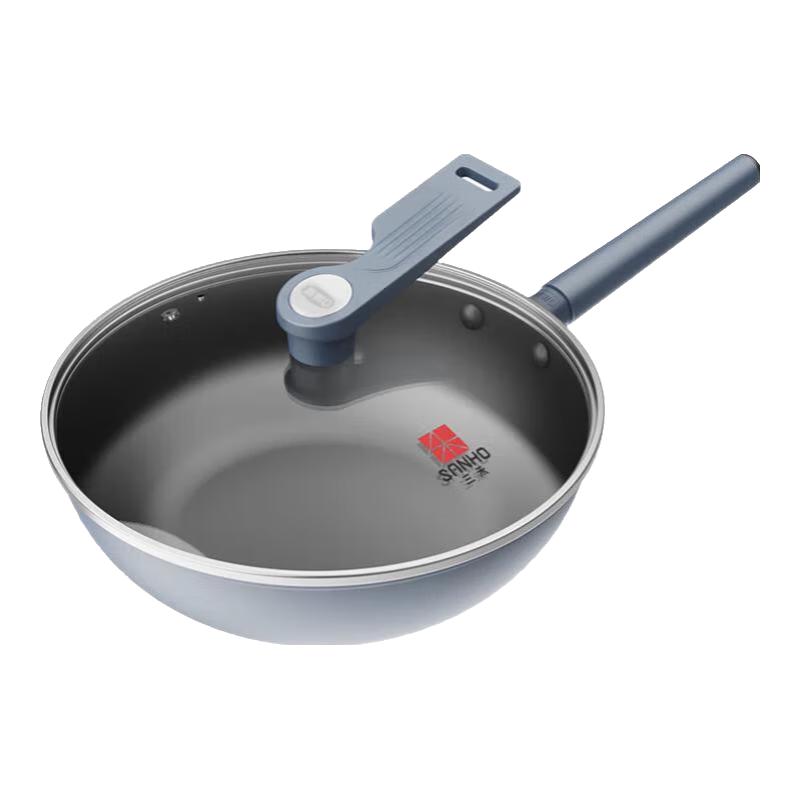 Sanhe 0-Coating Titanium Non-Stick Wok 30cm