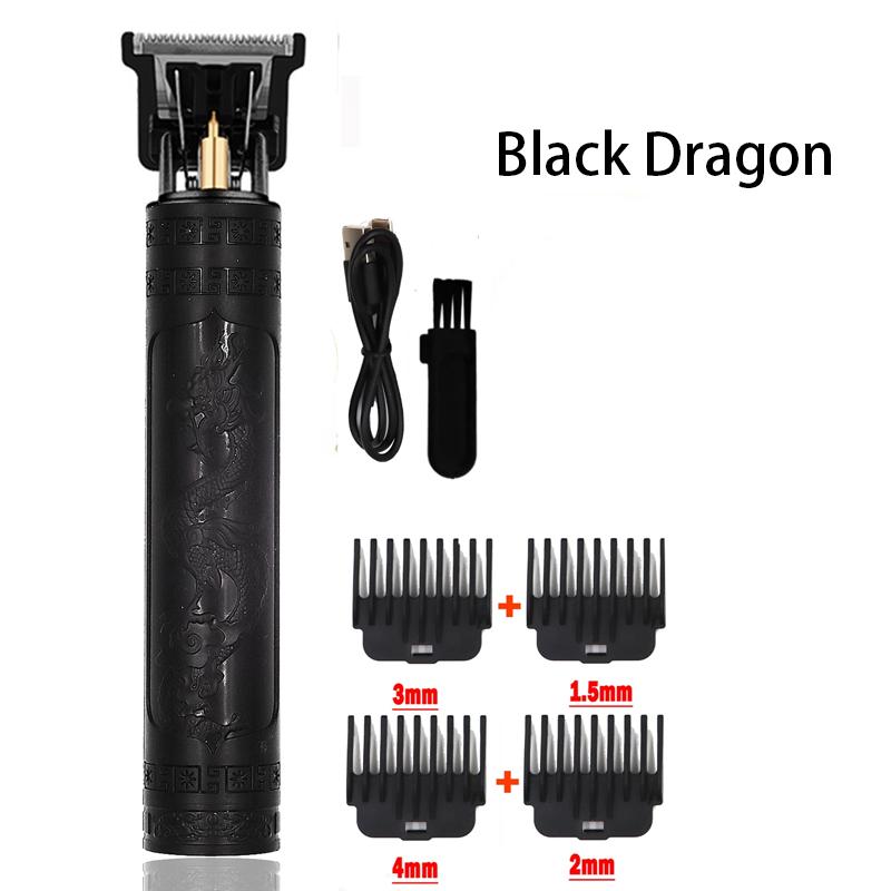 Vintage Cordless Hair Clipper Trimmer USB Fast Charging Portable Electric Shaver Barber Professional Hair Cutting Machine