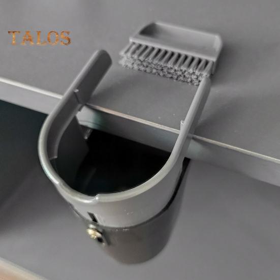 Trash Can 0.5L Mini Hanging Desktop Garbage Can with Broom Brush Compact Design Easy To Install Tiny Trash Bin Countertop Wastebasket