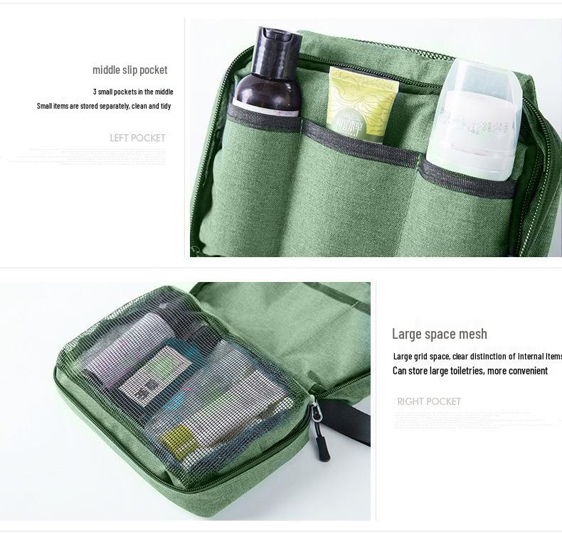 High-Value Folding Hook Travel Toiletry & Makeup Storage Bag