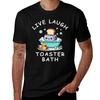 Live Laugh Toaster Bad Sarkastisch Unzurechnungsfähig Meme Spruch Lustig Live Laugh Toaster Bad T-Shirt Atmungsaktiv Basis Baumwoll-T-Shirt