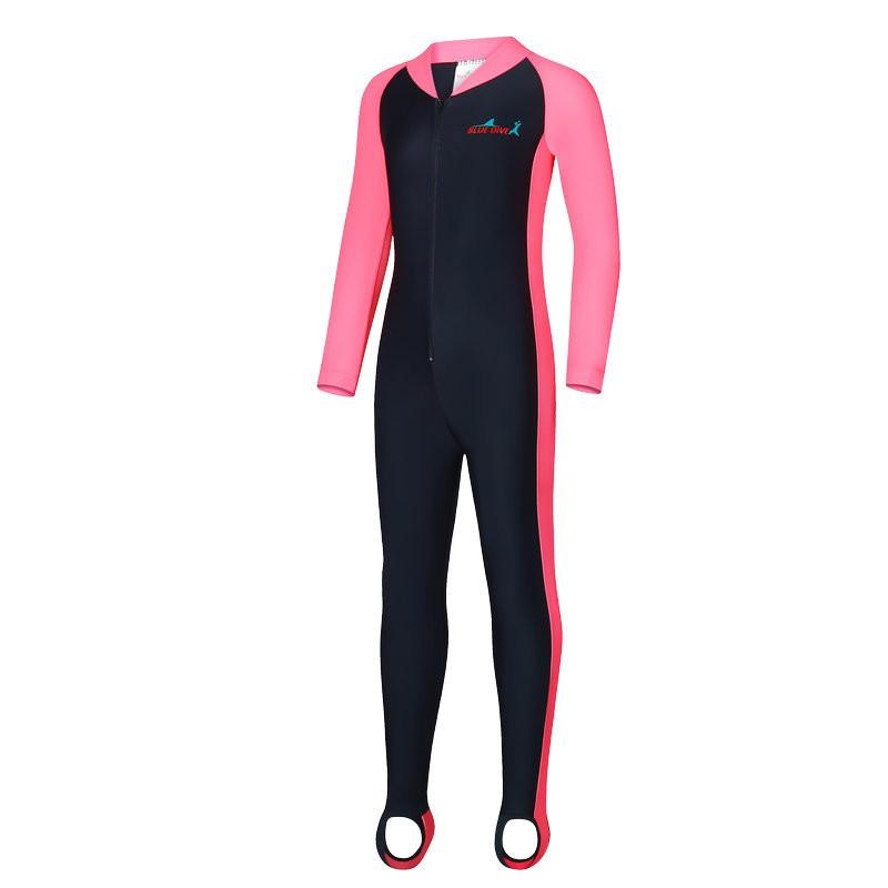 Kinder UV-Schutz Rash Guard Badebekleidung Surfen Tauchen Schwimmen Schnelltrocknend Atmungsaktiv Langarm Sonnenschutzanzug Jungen Mädchen