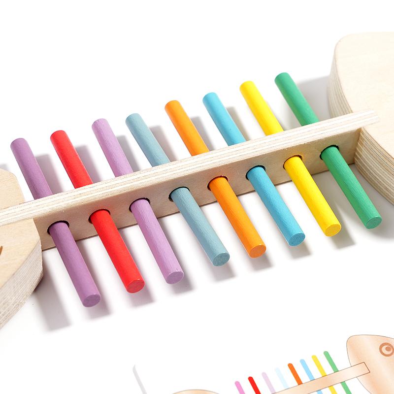 Montessori Color Matching Sensory Toys Wooden Balance Stick Fine Training Game Puzzle Toy For Boys Girls Birthday Christmas Gift