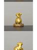 Complete Set of Brass and Copper Chinese Zodiac Ornaments: Rat, Ox, Tiger, Rabbit, Dragon, Snake, Horse, Sheep, Monkey, Rooster, Dog, Pig.