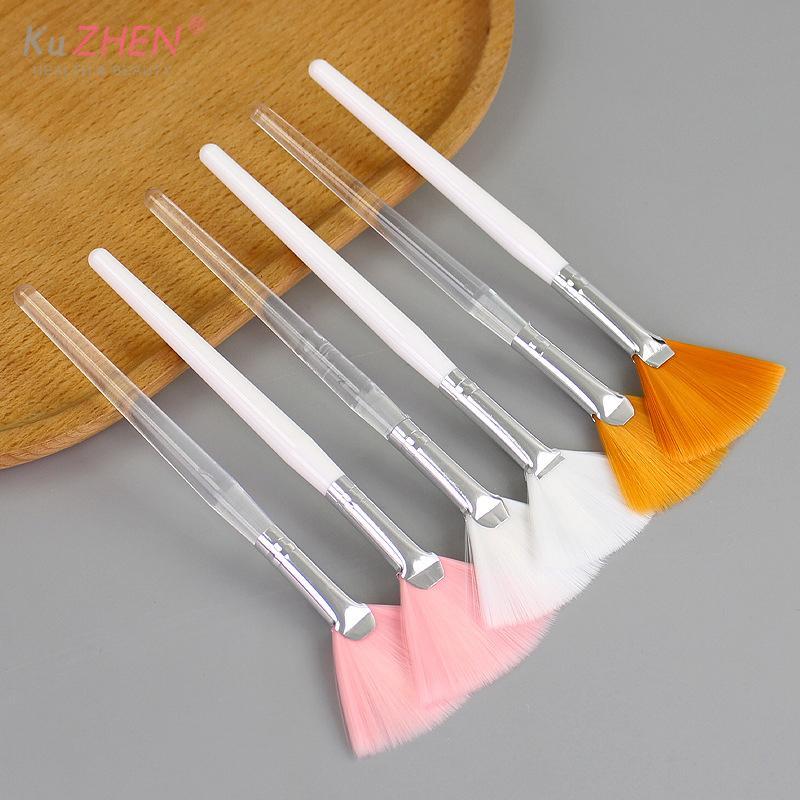 Fan-Shaped Makeup Brush Facial Mask Brush Soft Applicator Brushes Facial Beauty Tool DIY Tool