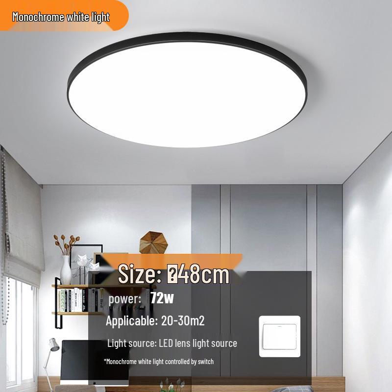 Round Waterproof LED Ceiling Light for Kitchen, Bathroom, Bedroom, Balcony, or Corridor