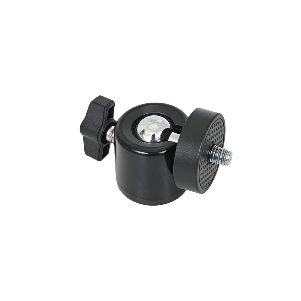 1/4' Swivel Mini Ball Head Screw Tripod Mount for GoPro 13 12 11 10 9 Insta360 DSLR Camera Camcorder Light Bracket Accessories