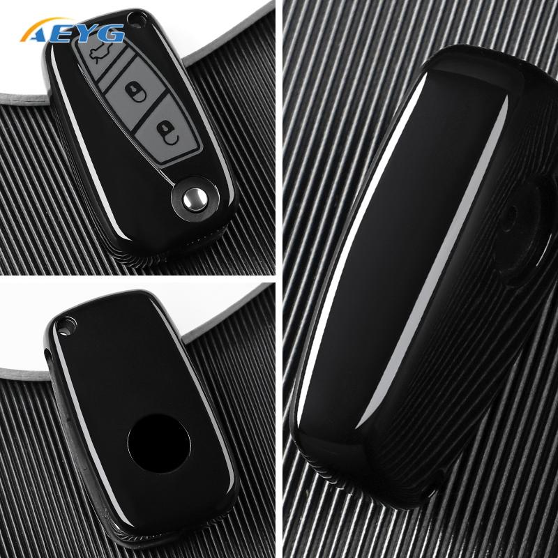 For Fiat 500 Panda Idea Stilo Ducato Punto Bravo Grande Minibus Doblo Car Remote Key Case Cover Shell Fob Tpu Auto Accessories