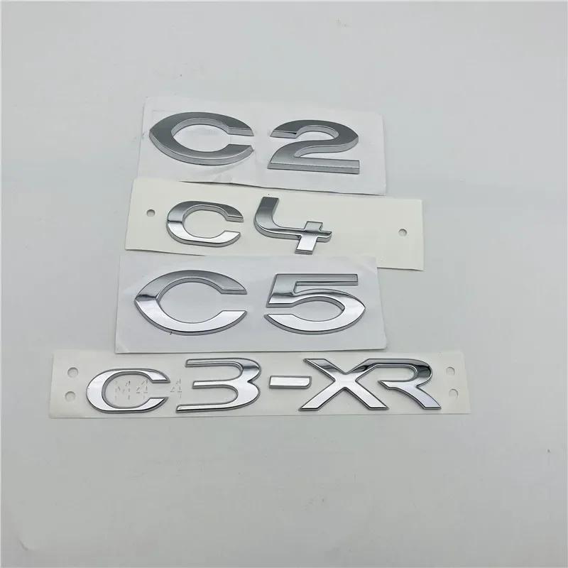 Adesivo Targhetta Nome Logo Portellone Posteriore Per C2 C4 C5 2.3 C3-XR C-elysee C-QUATRE