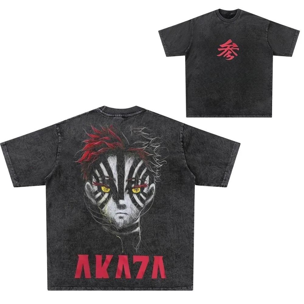 Demon Slayer Akaza Anime Manga T-Shirt Tee Undershirt Cotton XL