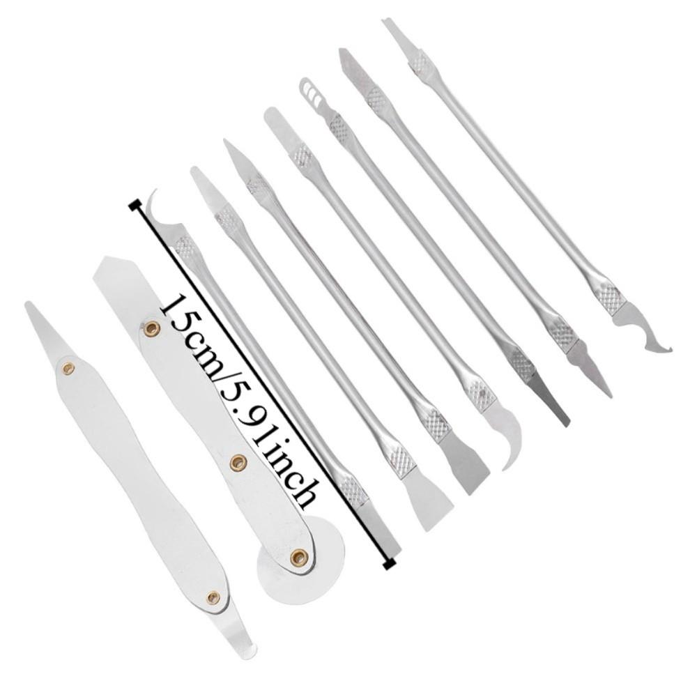 10 PCS Double Ended Metal Spatula Set Ultra Thin Repair Tool Kit  Electronics Repair
