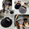Foldable Wide Brim Sun Hat For Women Lightweight Uv Protection Summer Visor Cap