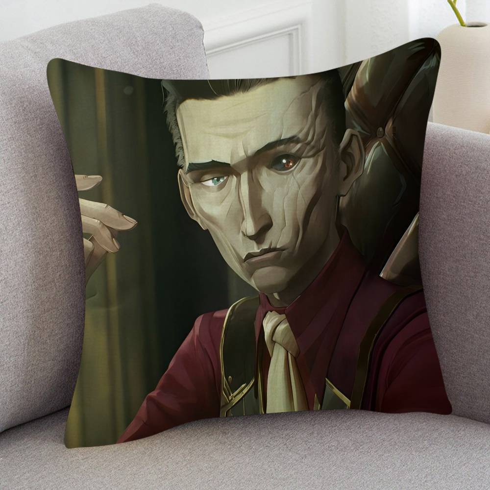 Anime Arcane Cushion Cover Inches Farmhouse Decor Home Throw Pillow Covers For Couch Decorations