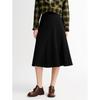 JOOZZY ANNACOLL Elegant Asymmetric Knit A-line Midi Skirt