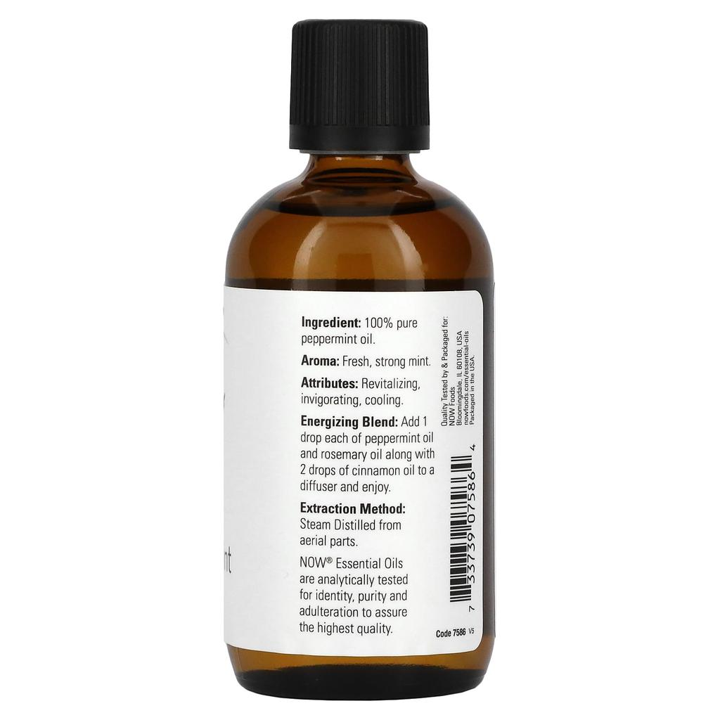 Ätherische Öle, 100% reines Pfefferminzöl, 4 fl oz (118 ml)
