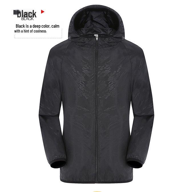 Men’s and Women’s Lightweight UV Protection Jackets – Windbreaker for Outdoor Activities, Fishing, and Advertising with Custom Logo.