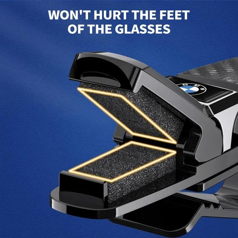 1 τεμάχιο Θήκη Γυαλιών Αυτοκινήτου Κλιπ Γυαλιών Ηλίου για Πατάκι Ηλίου Αυτοκινήτου για BMW E46 E85 E60 F10 E39 F30 E36 F20 E87 E90 E70 X3 X5