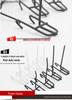 Wire Mesh Shelf Hooks - Pack of 50: Grid Panel Ornament Hooks for Hanging Mobile Phone Accessories in Supermarkets