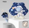Manufacturer straight pole umbrella wholesale cartoon children umbrella automatic male and female rounded corners anti-poke kindergarten sun shading