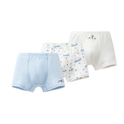 Kids' 3A Antibacterial Cotton Boxer Briefs 3-Pack