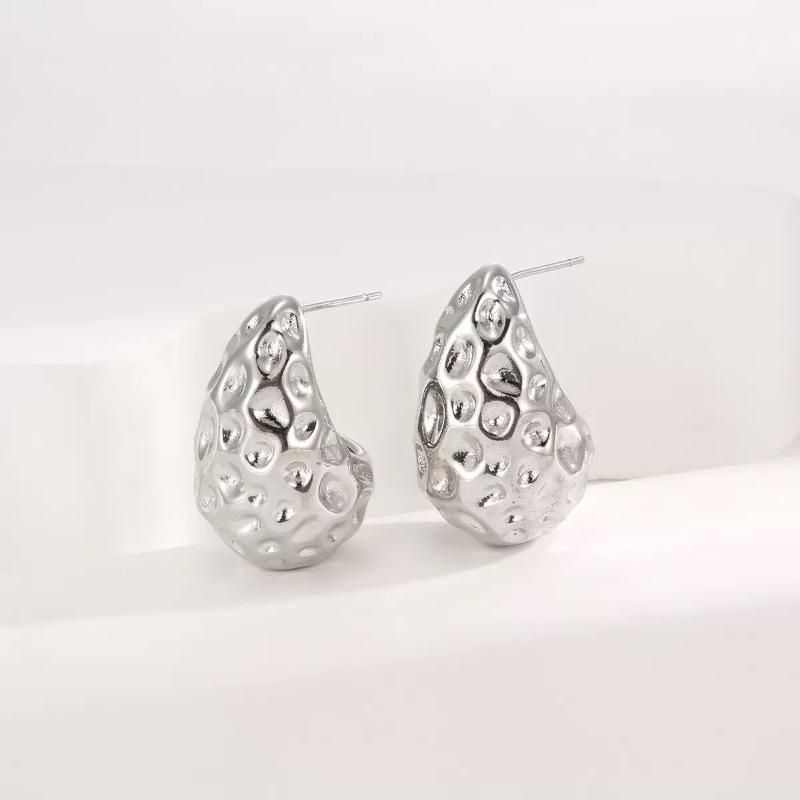 Hot-selling Explosion Exaggerated Personality Water Drop Earrings Women's European and American Fashion Shell Design Trendy Earrings