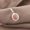Peach Moonstone Gemstone Jewelry, 925 Sterling Silver Pendant, Handmade Gorgeous Silver Pendant, For Wedding Gift