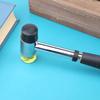 1PC 25mm Double Face Soft Tap Rubber Hammer Multifunctional Hand Tool with Hard Plastic & Non-Slip Grip for Precision Work