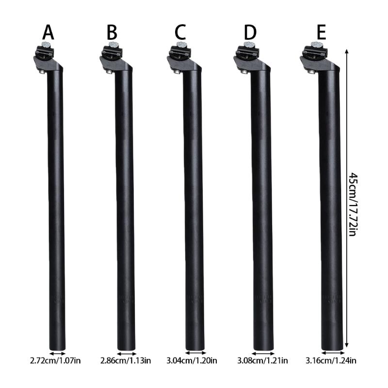 Aluminum Alloy Bicycles Seats Post 450mm Long Light Weight Bike Seatpost Adjusted Bicycles Seats Tube Easy Instal