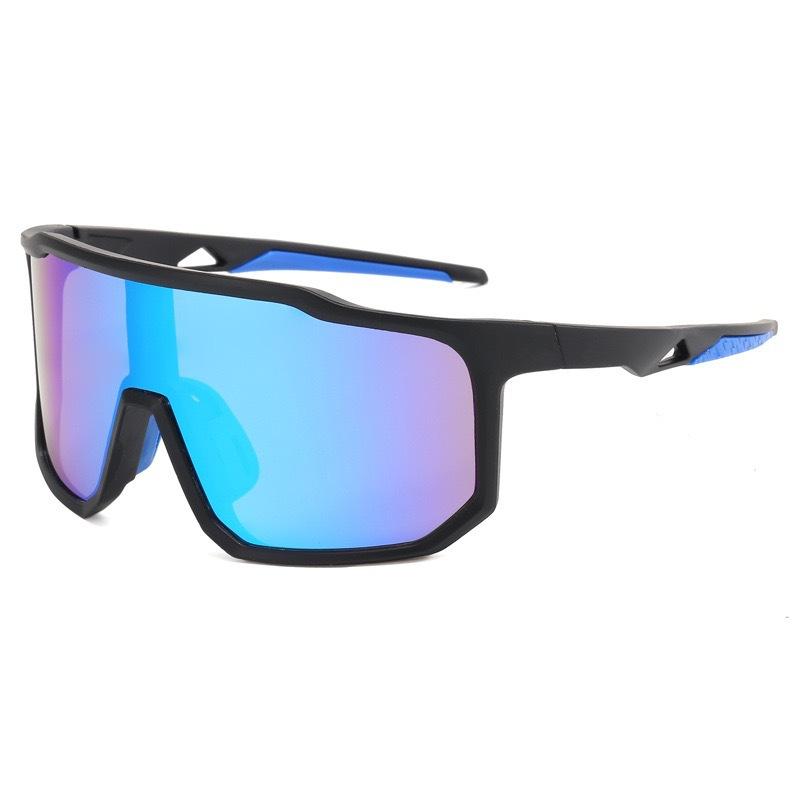 Men's Women's Outdoor Sports European American Cycling Sunglasses Large Frame Bicycle Cross-border New UV Resistant Glasses