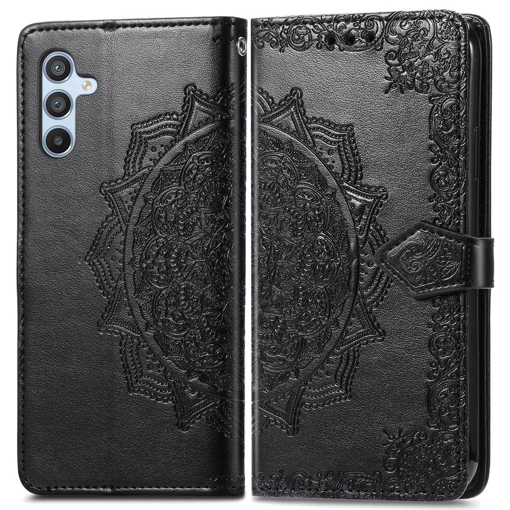 For Samsung Galaxy A36 5G Wallet Case Mandala Flower Leather Phone Cover Stand View