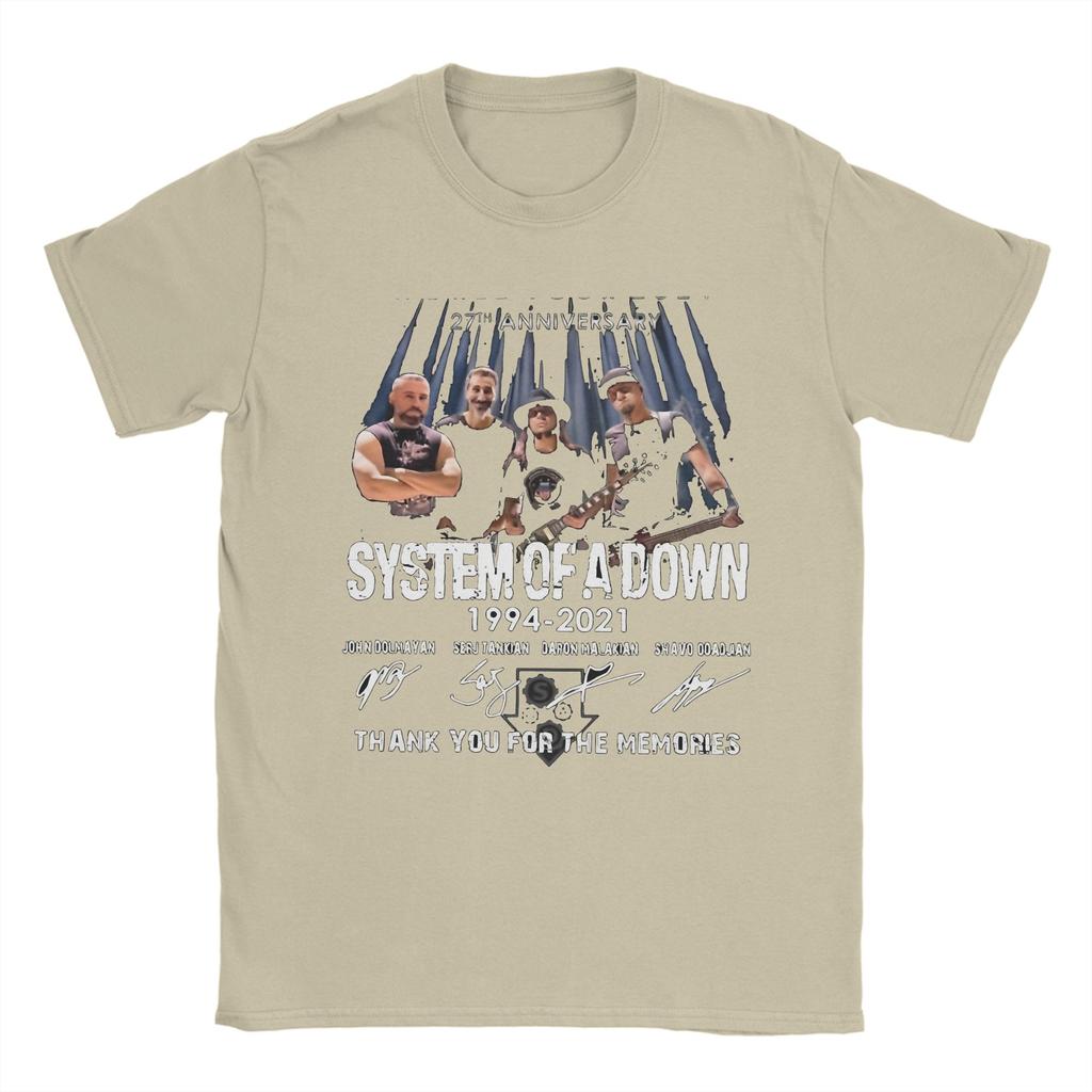 Kovové Rockové Albumové Kapelové Trička pro Muže Ženy Bavlna Novinka Tričko Kulatý Výstřih System Of A Down Trička Krátký Rukáv Nápad na Dárek