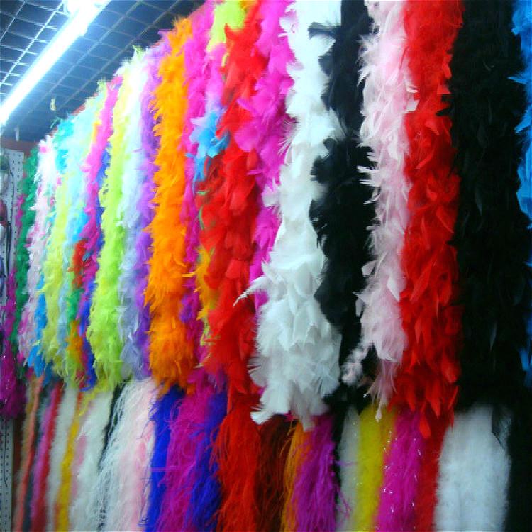 40g Fire Feather Turkey Boa, 2m - Party & Festival Scarf Decoration