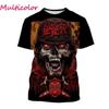 Nuova T-shirt 3D Slayer Torrent Metal Band per Moda Unisex Abbigliamento Uomo T-shirt Oversize Gotica Oscura Teschio Fantasma Top