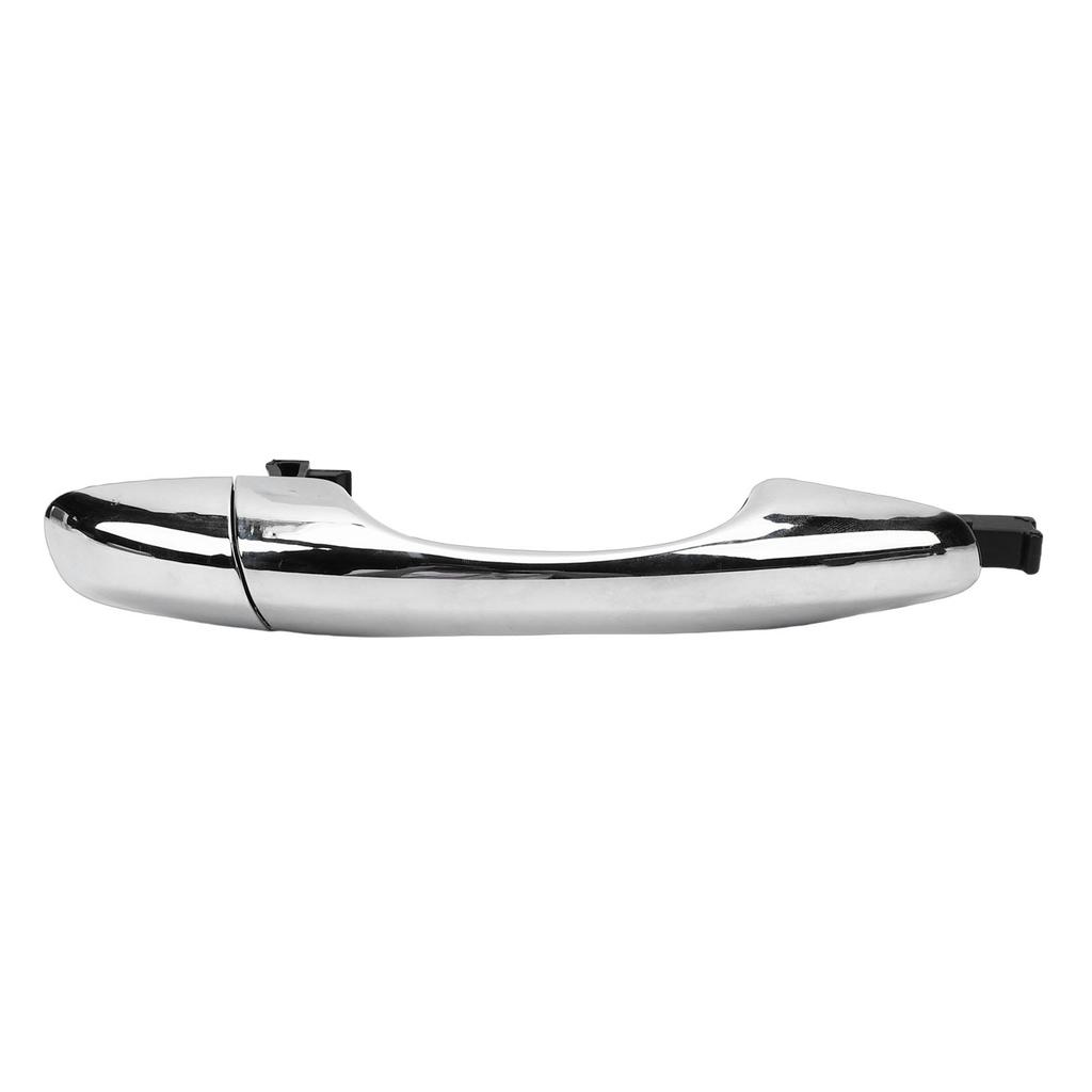 Exterior Door Handle and Lock Bezel Cr Plated ABS Car Exterior Door Handle with End Cap Replacement for Sorento 2016