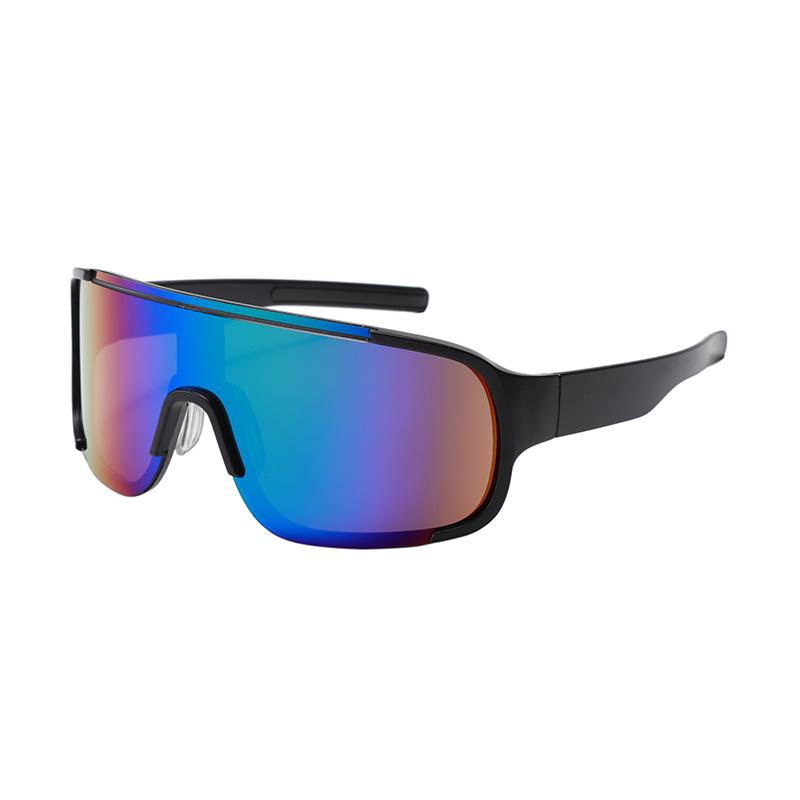 Popular One-piece Outdoor Sports Cycling Set Mirror Large Frame Windproof Sand Climbing And Slimming Personality Sunglass 66307