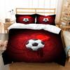 Bed Set Sports Style Duvet Cover Set Soccer Printed Quilt Cover Set Teens King Queen Size Bedding Fashion Cover Suit Luxury Bedding Cover