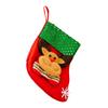 Christmas Socks Gift Bag Small Candy Decorations Gift Bag Christmas Snowman Deer Old Man Socks Pendant