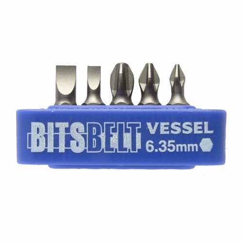 

VESSEL Replacement Bit Set Plus/Minus TD-BS1 Blue | Gray