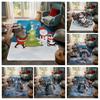 House Entrance Carpet Home Door Mat Living Room Bath Foot Bathroom Non-slip Water Absorption Rugs Bath Merry Christmas Winter