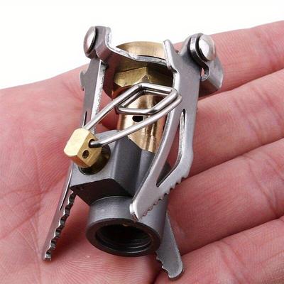 1 Stück Mini Campingkocher Faltbarer Outdoor Gaskocher Tragbarer Ofen Kochen Picknick Splitkocher Kocher Brenner