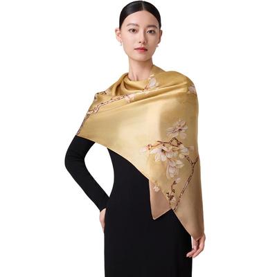 Shanghai Story Enhanced 30% Mulberry Silk Scarf & Shawl