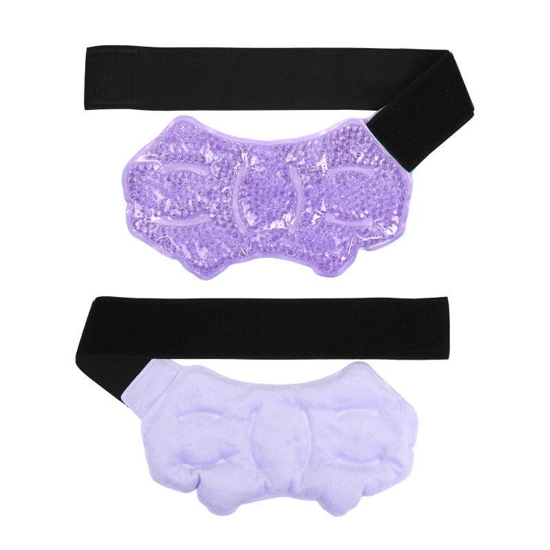 PVC Plush Double-Sided Hot & Cold Compress Ankle, Wrist, Elbow, Calf Wrap - Essential Household Ice Pack Support