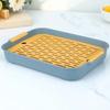 1Pcs Double-Layer Fruit Drain Tray Premium PP Plastic Dish Drainer for Kitchen Home Hotel Restaurant Use Cup Bowl Cutlery Filter